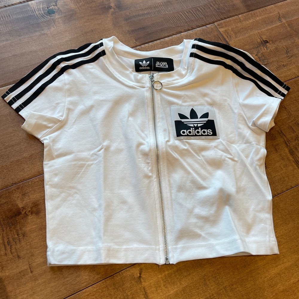 ADIDAS OLIVIA OBLANC KENDALL JENNER Zip Front Crop